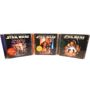 Star Wars Episode 1, 2 & 3 Soundtracks - CD Lot